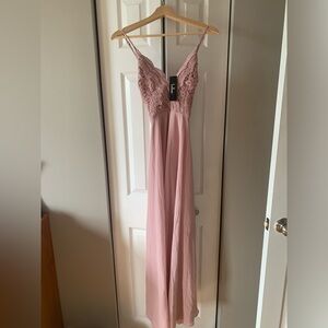 Baby Pink Bridesmaids dress